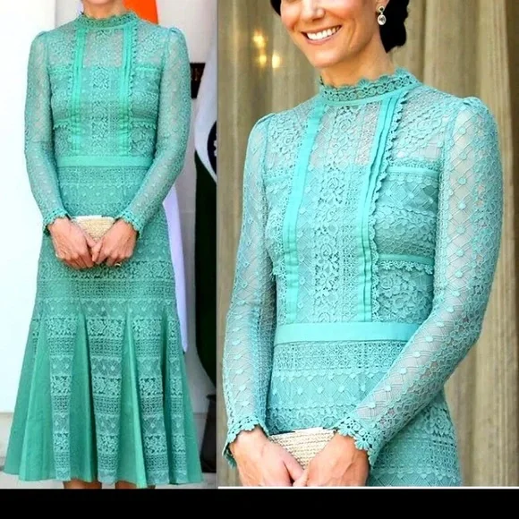 BNWT Temperley London Desdemona Dress ASO Kate Middleton Sz: UK 6. US 2. - Picture 1 of 11